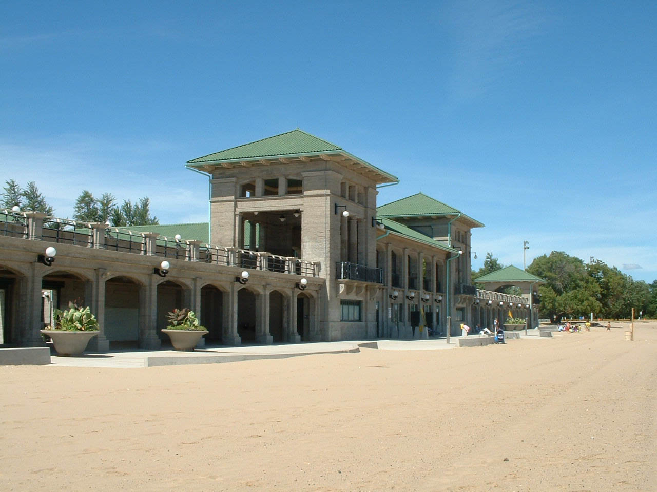 63rd Street Beach on a sunny day.